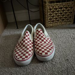 Red Checker Vans