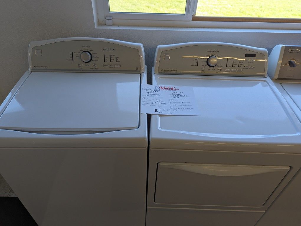 Reconditioned Washer And Dryer