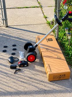 Longads Cordless Electric String Trimmer with Battery