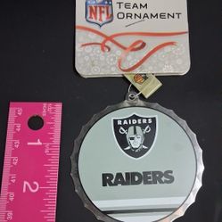 Raiders Christmas Ornament