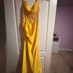 Marigold Prom dress