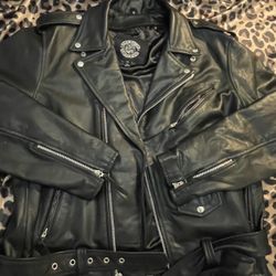 Chicago The Alley Real Leather Jacket Size XL