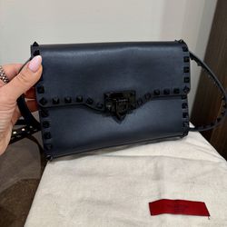 Authentic Valentino , small handbag, black