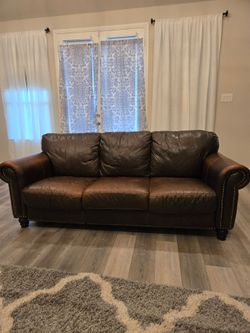 Leather sofa