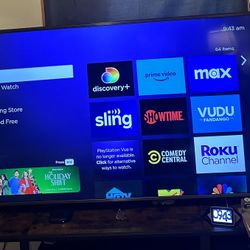 60" Roku tv LIKE NEW $100