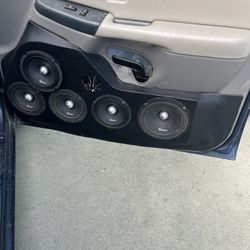 Chevy Silverado Doors GMC Sierra Doors Costume Speaker Pods 