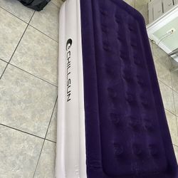 Colchón Twin Inflable Con Bomba De Aire Integrada Nuevo