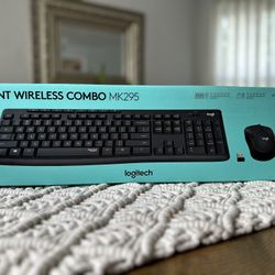 ONLY 3 LEFT! Logitech MK295 SilentTouch Wireless Keyboard & Mouse Combo