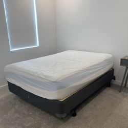Free Adjustable Metal Bed Frame And Queen Box Spring