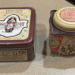 2 Vintage Hershey’s Collectable Tins