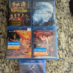 Blu Ray Movies $5 Each New 