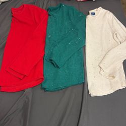 Girls Old Navy Warm Long Sleeve Tops Size 10/12