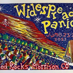 Widespread panic - red rocks By Jim pollock