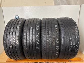 Set 4 tires 225 40 19 Pirelli cinturato p7 as run flat
