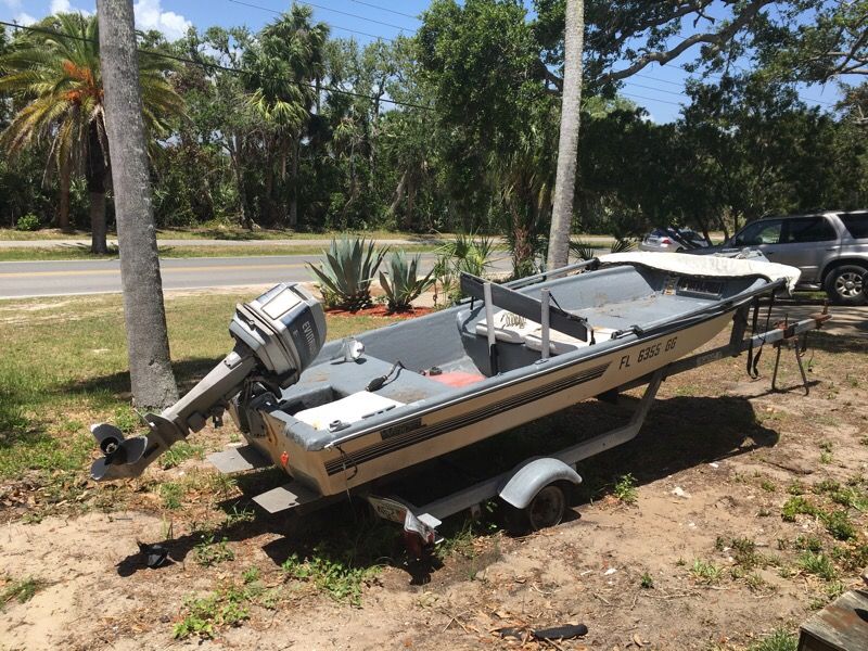 14 ft. Wenzel open boat