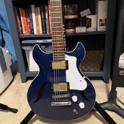 Harmony Comet Semi-hollow With Mono Case