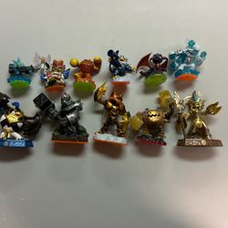 Skylanders Characters,  $3 for big ones, $2 for normal size