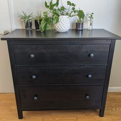 IKEA HEMNES 3 Drawer Chest Black Brown for Sale in San