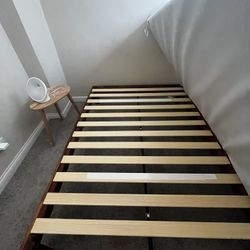 Solid Wood Platform Bed Full Size