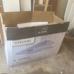 Brand New Vissani Range Hood 