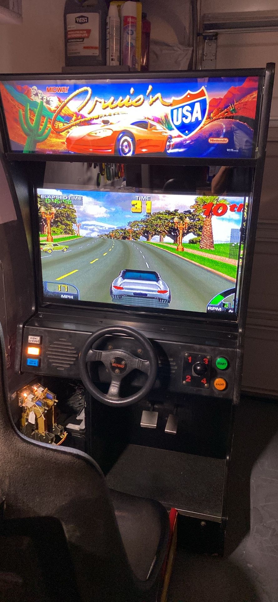 Cruis’n USA Arcade Game Sit Down
