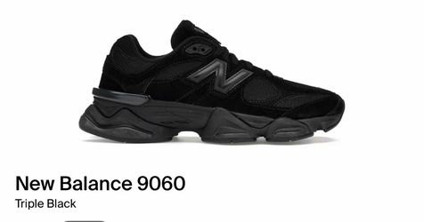 New balance triple black