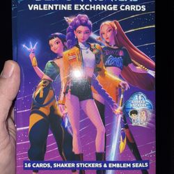 K Pop Demon Hunter Valentines Cards