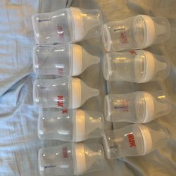 8 nuk bottles