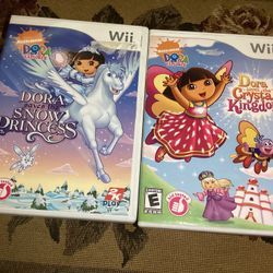 Dora saves the snow princess & saves the crystal kingdom for Nintendo Wii