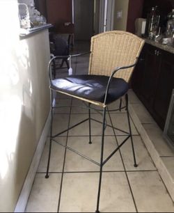 4 Bar Chairs w/ Cushion height 42” & Seat 29 height ( Each)