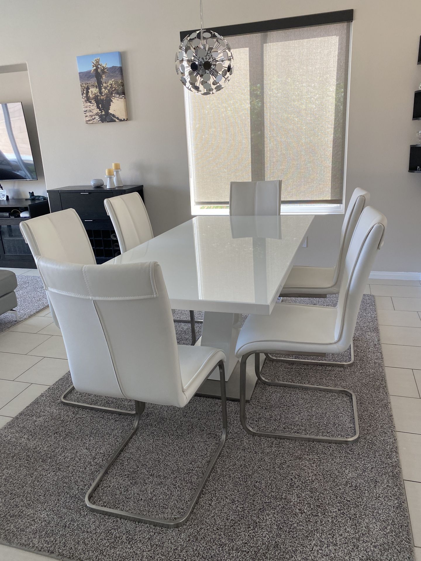 Dining Table With Six Chairs