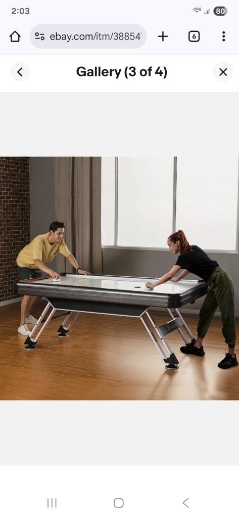 AIR HOCKEY GAME TABLE BY MEDAL SPORTS 89