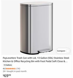 Stainless Steel Trash Can