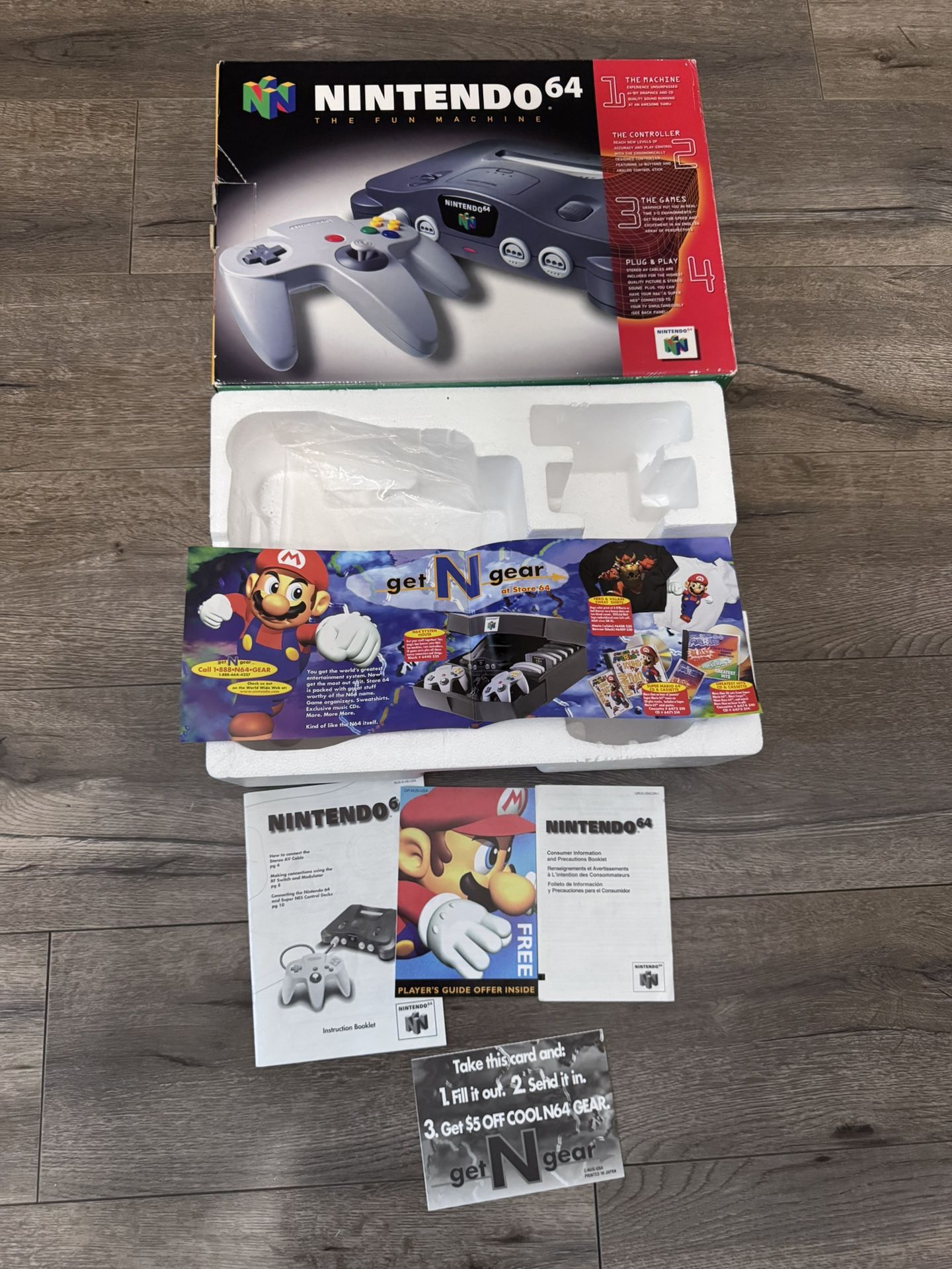 Nintendo 64 Original Oem Box Cib
