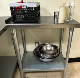 Stainless Steel Commercial Table