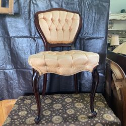 Vanity Chair Blush Peach