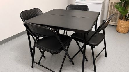 Plastic Folding Table & Chairs Set