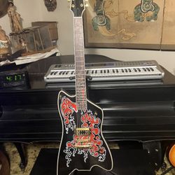 Replica Gretsch Billy Bo Cushion Painted Billy Gibbons Special Electric Guitar