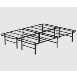 Queen Bed Frame - Black Metal 