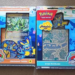 2 New Unopened 2024 Pokemon World Championship Decks Honolulu