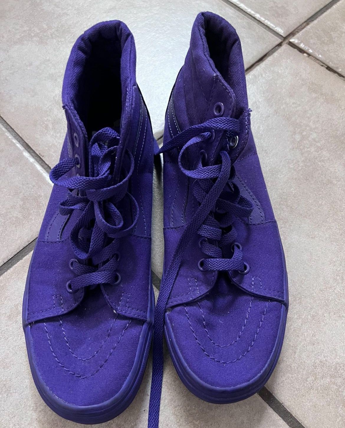 Purple Vans Size 8.5
