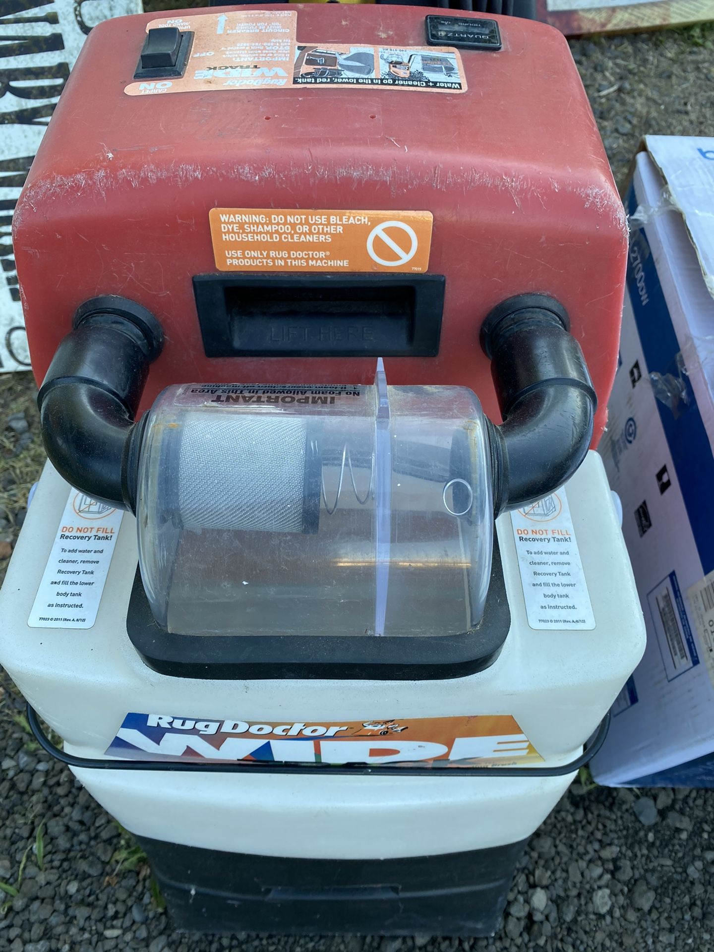 Rug Doctor Wide Track, Commercial or homeor home use.