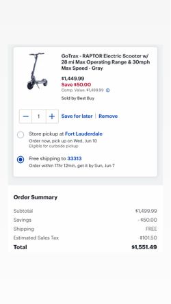 Go Trax Raptor Scooter