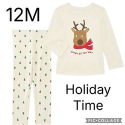Holiday Time Christmas Tee & Leggings 