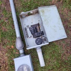 Power Pole, Breaker Box, Weather Head