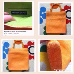 Andrea Stuart Orange Tote