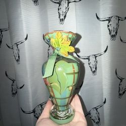 Tracy Porter Hand Painted Vase