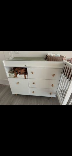 Changing table and wardrobe