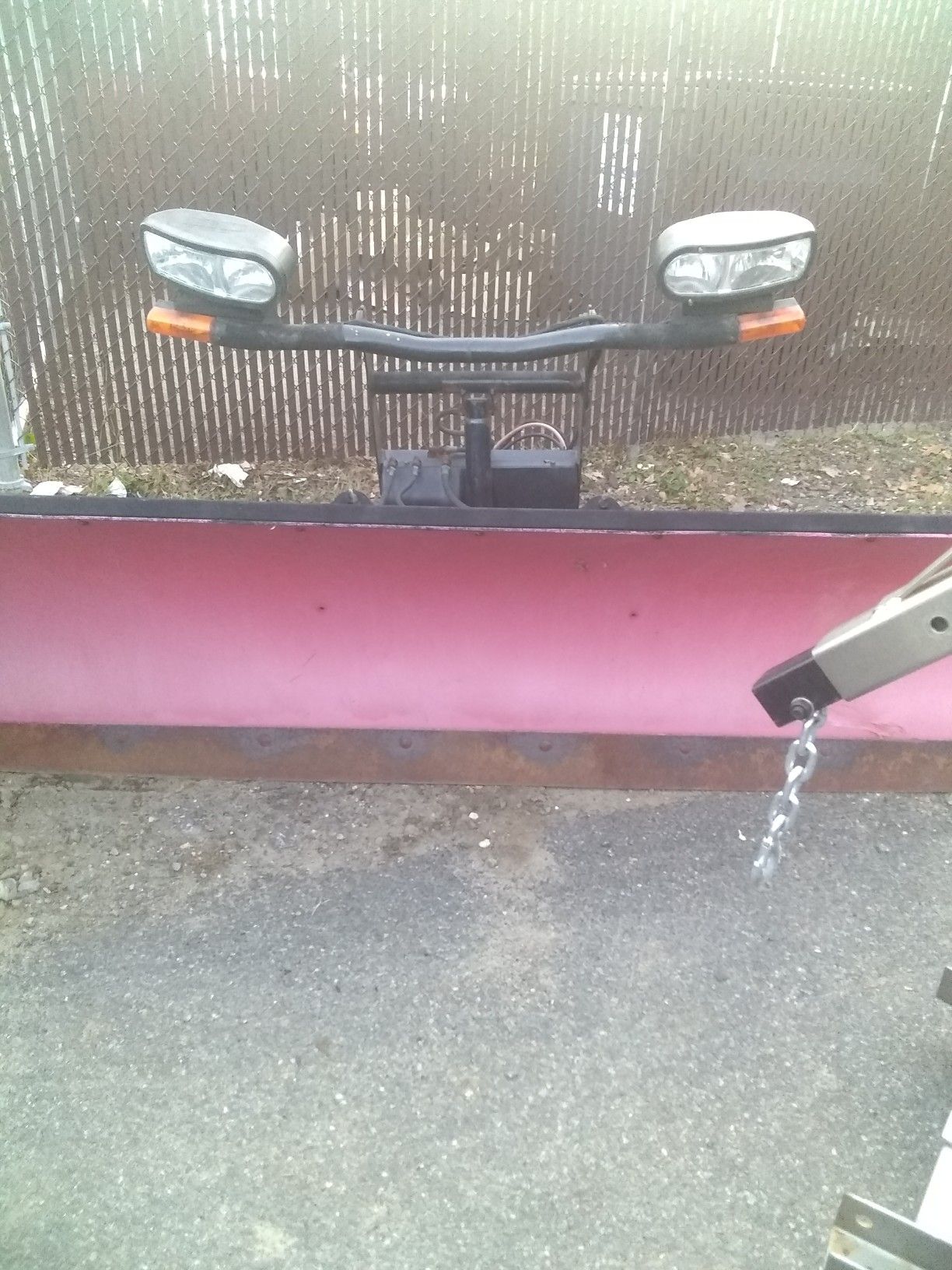Poly Boss light weight 7.5 snow plow . Just plow nothing else