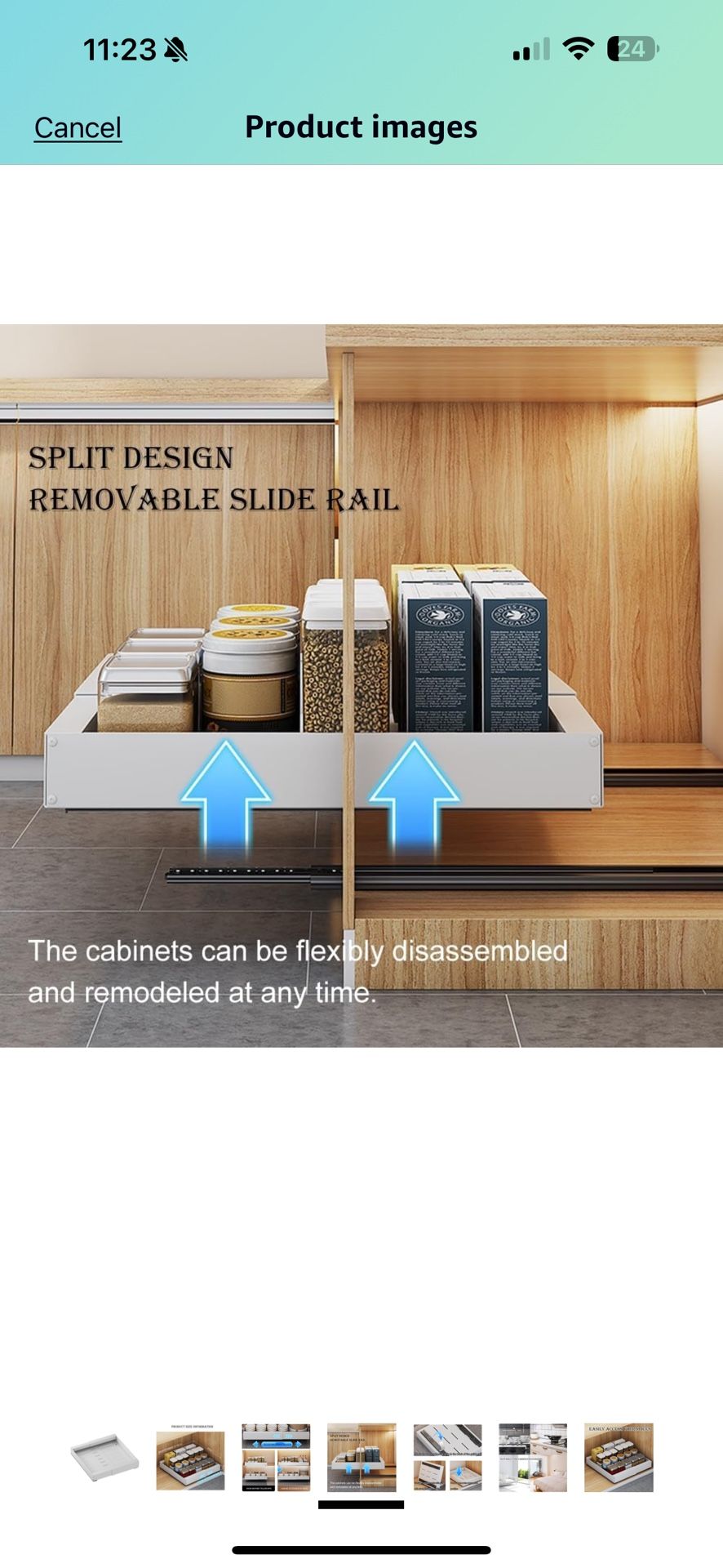 Adjustable Adhesive Pull Out Shelves for Kitchen Cabinets, No Screw Adjustable Drawers, Pull Out Cabinet Organizer, Cabinet Drawers Slide Out, Heavy D